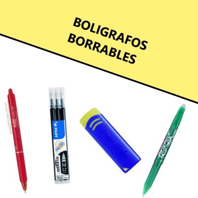 BOLIGRAFOS BORRABLES