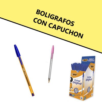 BOLIGRAFOS CON CAPUCHON