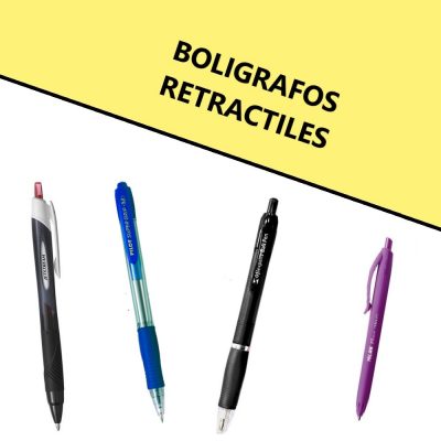 BOLIGRAFOS RETRACTILES