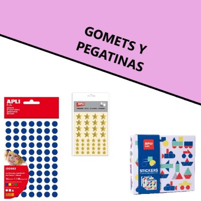 GOMETS Y PEGATINAS